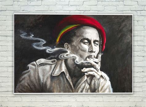 Buy Posterskart Bob Marley Smoking Weed Hippie Poster (12 x 18 inch) Online @ ₹199 from ShopClues