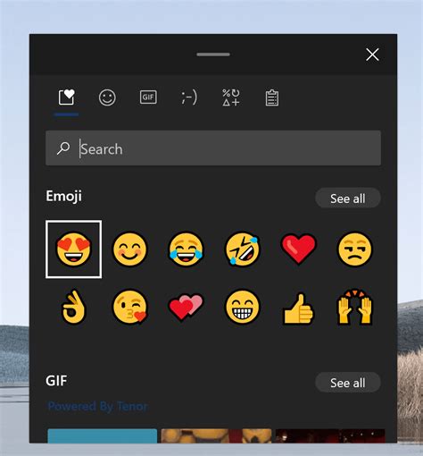 Enable Windows 10X Touch Keyboard with Emoji and Gifs on Windows 10