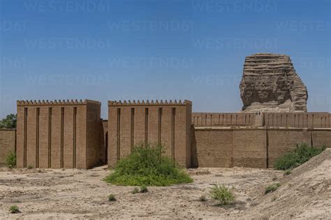 Ziggurat of Dur-Kurigalzu, Iraq, Middle East stock photo