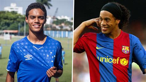 Brazilian football news: Ronaldinho's 14-year-old son Joao Mendes signs ...