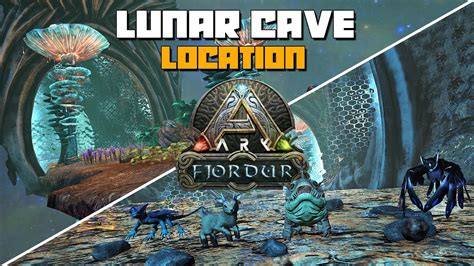 ARK: Fjordur | LUNAR/SPACE Biome CAVE Location & Bulbdog | Shinehorn | Featherlight/ Glowtail ...