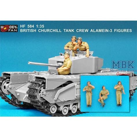 British Churchill Tank Crew El Alamein