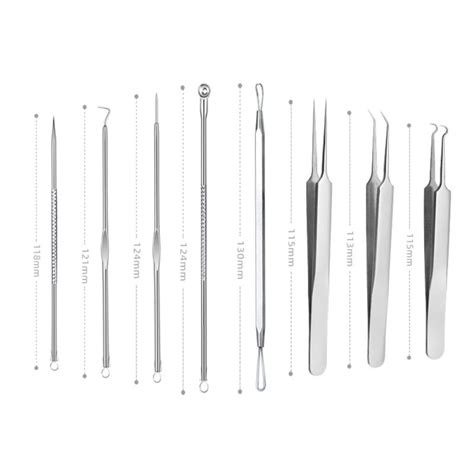 Acne Needle Kit Blackhead Removal With Tweezers Pimple Tool