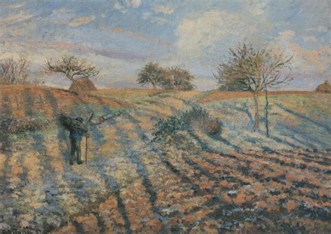 Rauhreif White Frost Francais Gelee blanche Painting by Camille Pissarro - Fine Art America