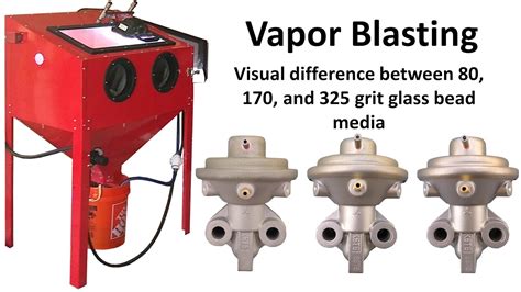 Vapor Honing Glass Bead Blasting Media Visual Finishes by Grit