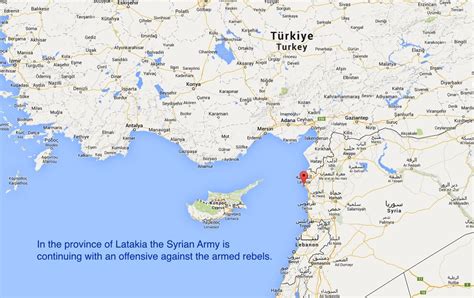 In the province of Latakia the Syrian Army is continuing with an offensive against the armed ...