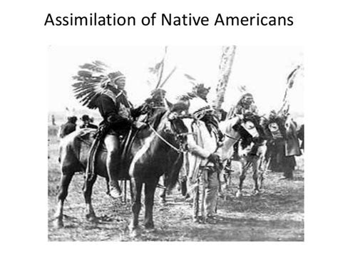 Assimilation of Native Americans