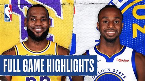 LAKERS at WARRIORS | FULL GAME HIGHLIGHTS | February 8, 2020 - YouTube