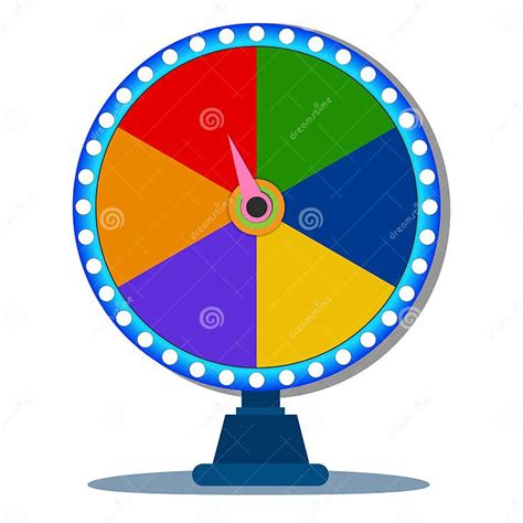 Blank Wheel of Fortune 12 Slots Icon. Clipart Image Isolated on White Background Stock ...