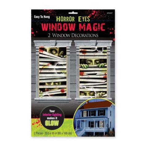 Decorating Window Magic Horror Eyes - The Party Warehouse