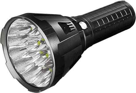 IMALENT MS18 Taschenlampe 100.000 Lumen, 18 Cree XHP70 2. LEDs, langer Überwurf bis zu 1350 ...