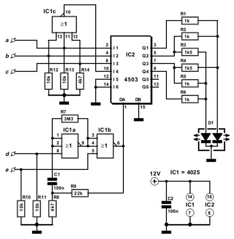 Make a Simple Multi-Color LED Circuit Diagram