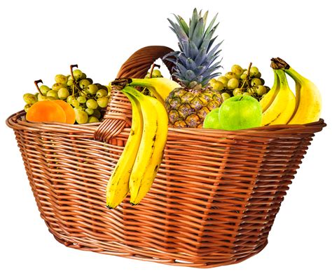 Fruit Basket PNG Image | Food gift baskets, Fruit basket, Beautiful fruits