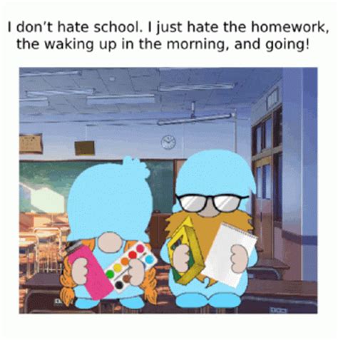 Animated School Gnome School Meme GIF - Animated School Gnome School ...