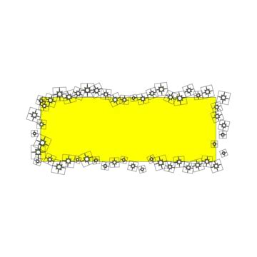Yellow Background Text Box Banner Border Quotes Frame Vector, Yellow, Text Box, Border PNG and ...