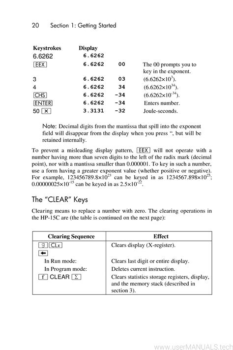 HP 15c Manual, Page: 2