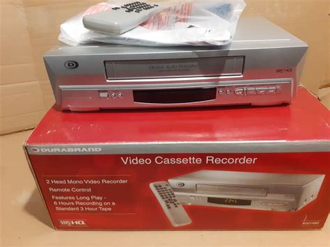 DURABRAND VCR VHS Video Cassette PLAYER REMOTE MANUAL NEW OTHER | eBay