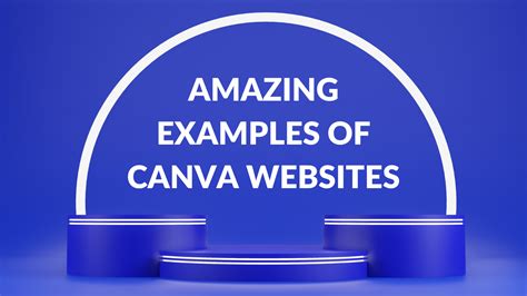Examples of Canva Websites - Canva Templates