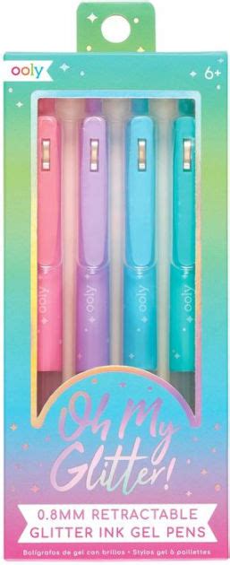 Oh My Glitter! Gel Pens - Set of 4 by OOLY | Barnes & Noble®