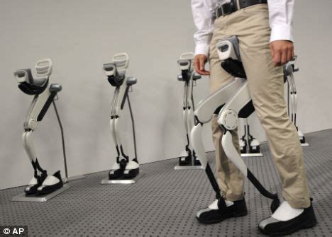 Pictured: The robot legs that will help people take the weight off their feet | Daily Mail Online