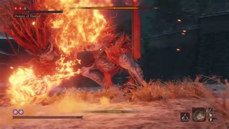 Sekiro: Demon Of Hatred Boss Fight - YouTube