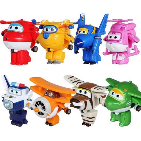 Super Wings Mini Airplane ABS Robot toys Action Figures Movie Toys Perfect Gifts #AULDEY ...