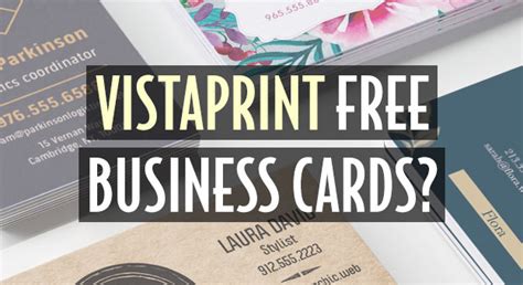 VistaPrint Free Business Cards? Get 11 Free Samples Now