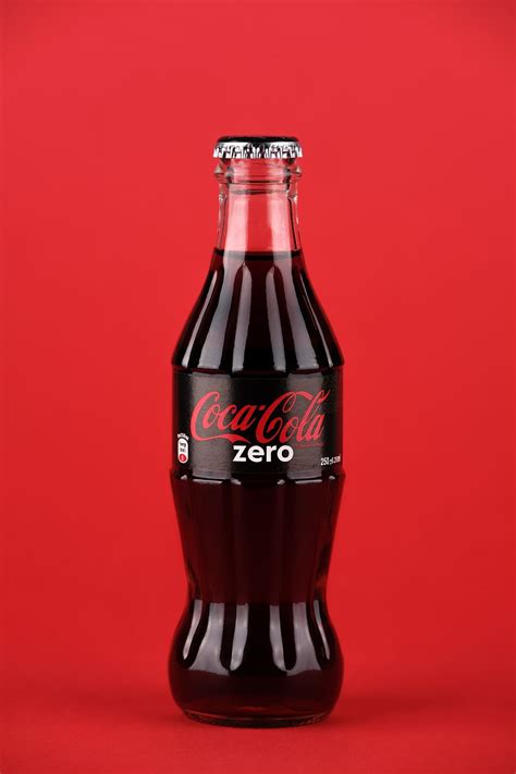 HD wallpaper: Coca-Cola Zero bottle, studio shot, colored background, container | Wallpaper Flare