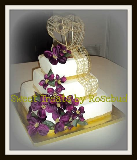 Jackie & Preston's Wedding Cake - CakeCentral.com