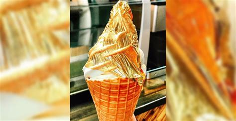 Spectacular 24K gold ice cream debuts in Toronto tomorrow | Dished