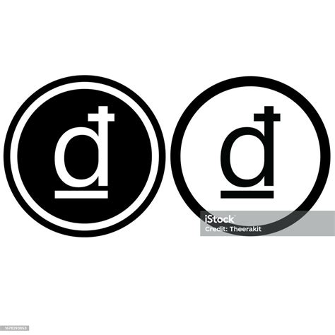 Vietnamese Dong Icon Dong Sign Vietnamese Currency Symbol Vietnam Dong Coin Logo Flat Style ...