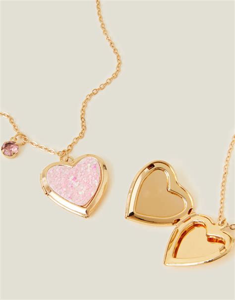 2-Pack Girls Friendship Locket Necklace | Girls jewellery | Accessorize UK