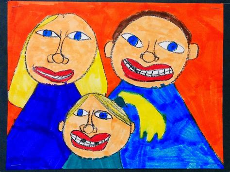 Family Portraits in 2023 | Family art projects, Kindergarten art projects, Family art