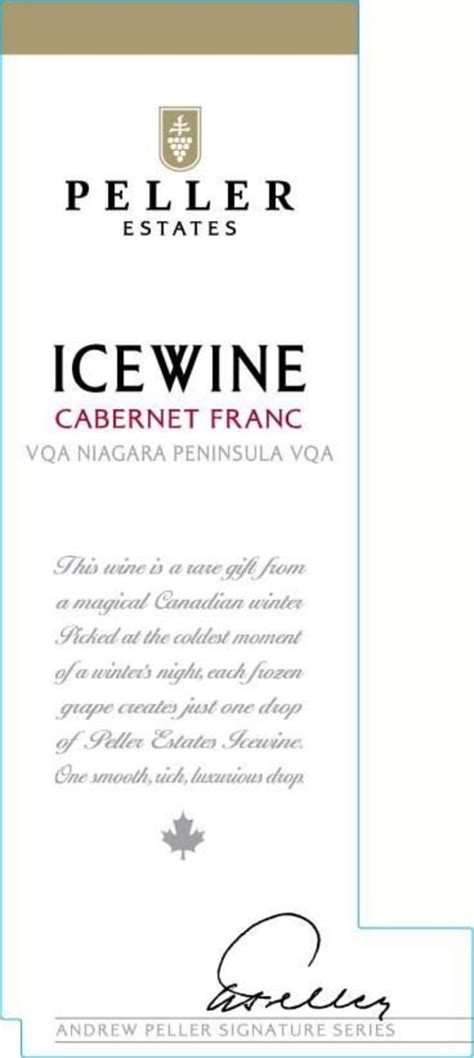 Peller Estates Icewine Cabernet Franc 2013 | Wine.com