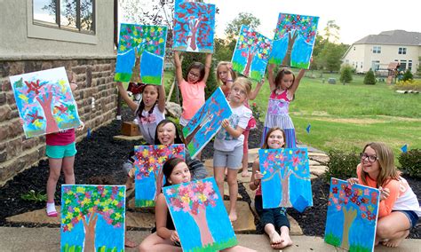 Kids Paint Party Pictures