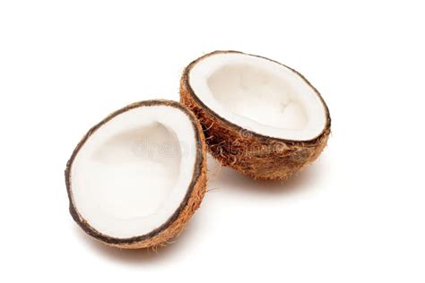 Cracked coconut stock image. Image of medicine, freshness - 4469747