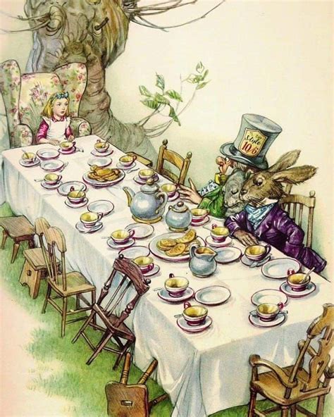 Alice in Wonderland on Instagram: “🎩☕Mad hatter's tea party☕🎩 Credit ...