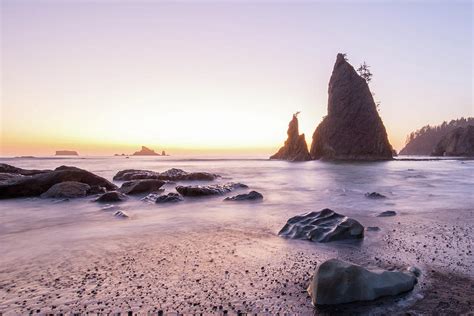 Rialto Beach Sunset Photograph by Anthony Wnuk - Fine Art America