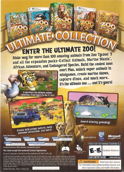 Zoo Tycoon 2 - Ultimate Collection (USA) : Blue Fang Games : Free Download, Borrow, and ...