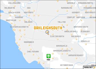 Oakleigh South (Australia) map - nona.net