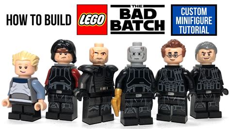 HOW TO Build the LEGO BAD BATCH - Purist Custom Minifigure Tutorial ...