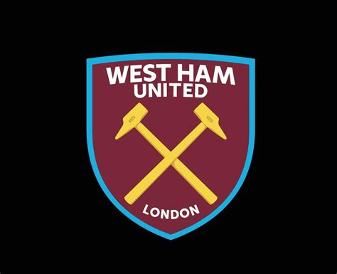 West Ham United Club Logo Symbol Premier League Football Abstract ...