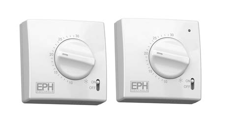 Room Thermostat with On/Off Switch - EPH Controls