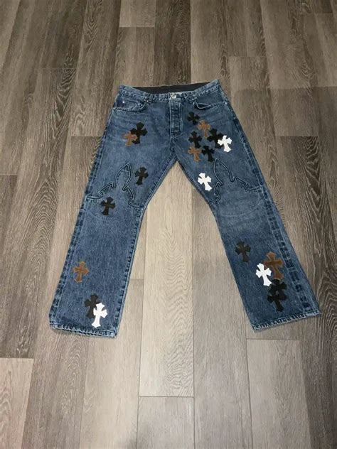 Chrome Hearts Chrome Hearts SL FLEURKNEE Denim | Grailed