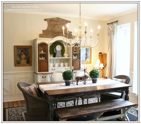 From My Front Porch To Yours: French Country Farmhouse Dining Room