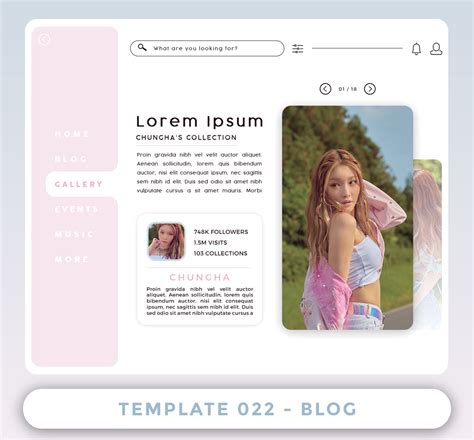 Template 22 - Blog by WskZ on DeviantArt | Blog template, Aesthetic template, Blog post template