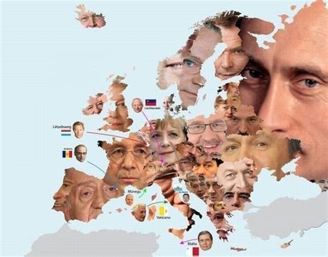 European countries as faces of their leaders. [800x629] : r/MapPorn