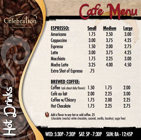 Menu Ideas: Coffee House Menu Ideas