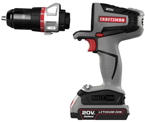 Craftsman Bolt-on 20V Max System Drill-Driver Preview