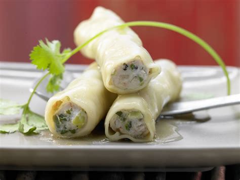 Asian Seafood Cannelloni with Lemongrass and Lime Recipe | EatSmarter